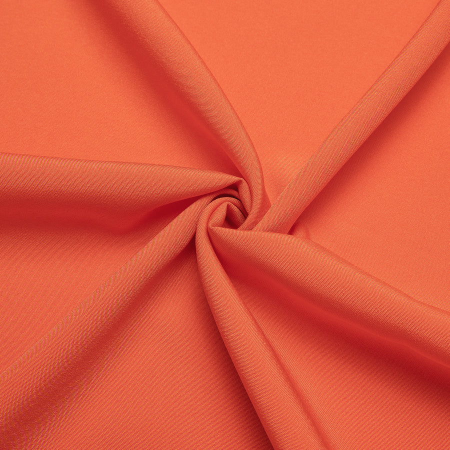 Orange Solid Four-Way Stretch Fabric Dress Shirt shirt    - Sophisticated Gentlemen