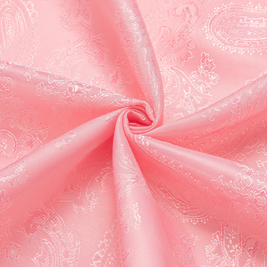 Coral Pink Solid Satin Dress Shirt shirt    - Sophisticated Gentlemen
