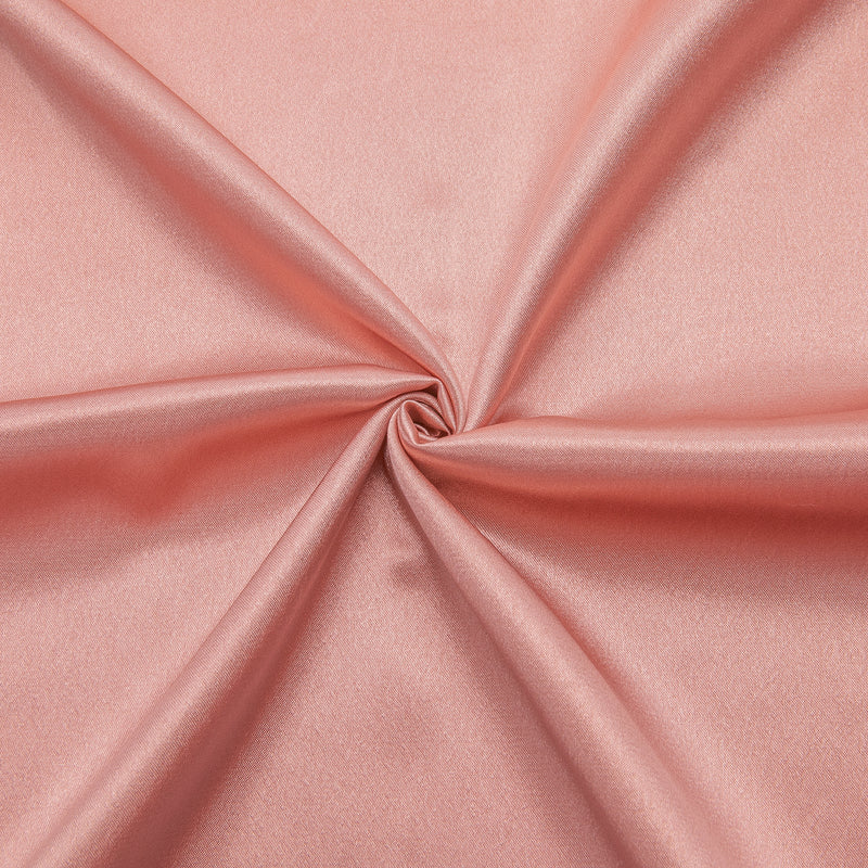 Coral Pink Solid Satin Dress Shirt shirt    - Sophisticated Gentlemen