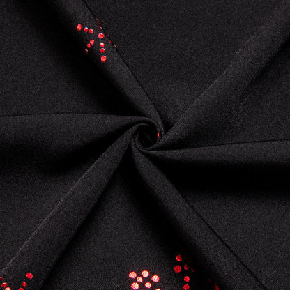 Black Christmas Red Snow Novelty Dress Shirt shirt    - Sophisticated Gentlemen