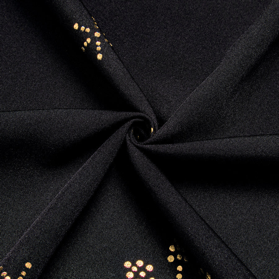Black Christmas Golden Snow Novelty Dress Shirt shirt    - Sophisticated Gentlemen