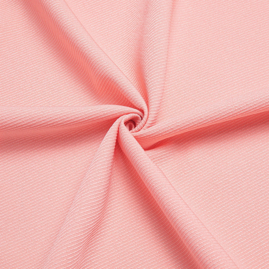 Light Pink Solid Stretch Woven Dress Shirt shirt    - Sophisticated Gentlemen