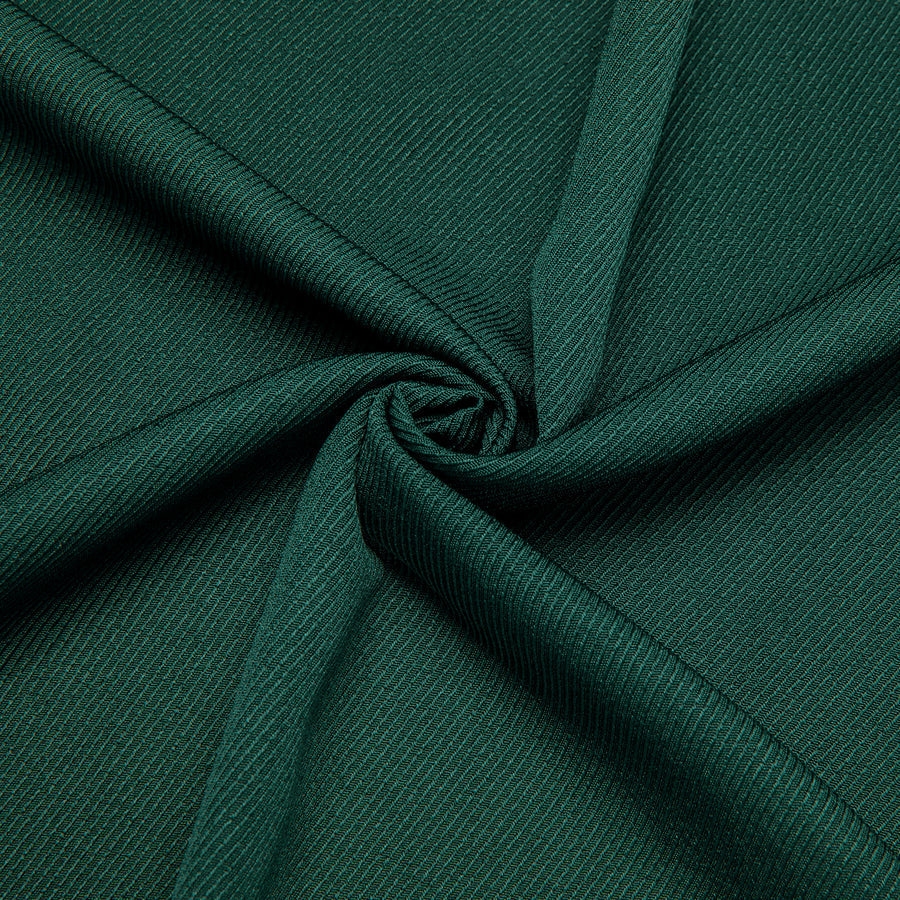 Dark Green Solid Stretch Woven Dress Shirt shirt    - Sophisticated Gentlemen