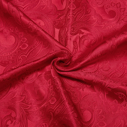 Red Floral Silk Dress Shirt shirt    - Sophisticated Gentlemen