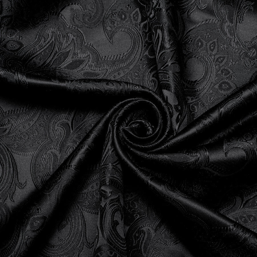 Black Floral Silk Dress Shirt shirt    - Sophisticated Gentlemen