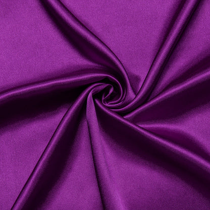 Violet Purple Solid Satin Silk Dress Shirt shirt    - Sophisticated Gentlemen