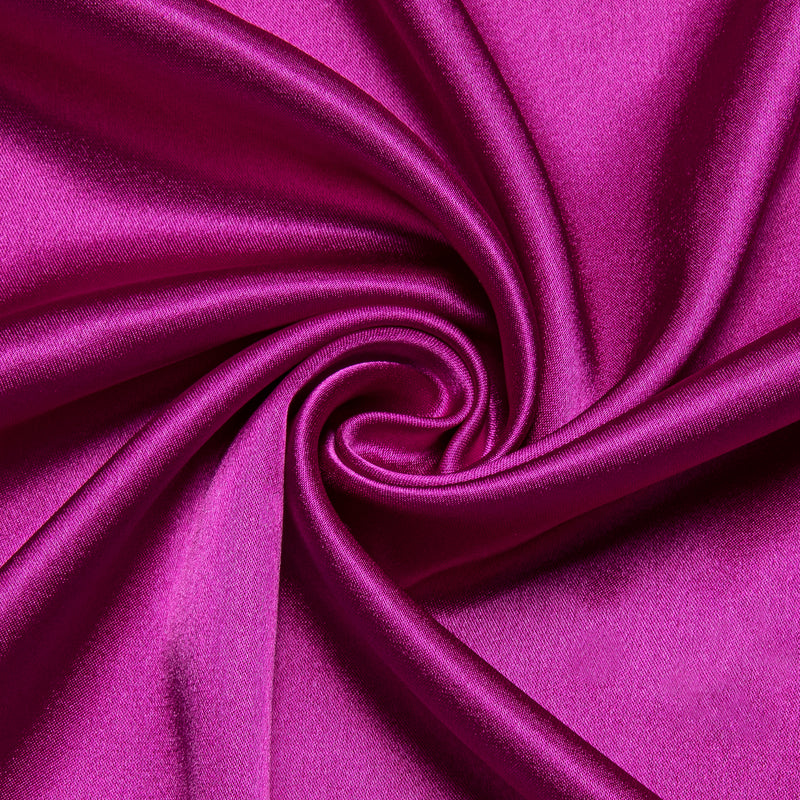 Violet Solid Satin Silk Dress Shirt shirt    - Sophisticated Gentlemen