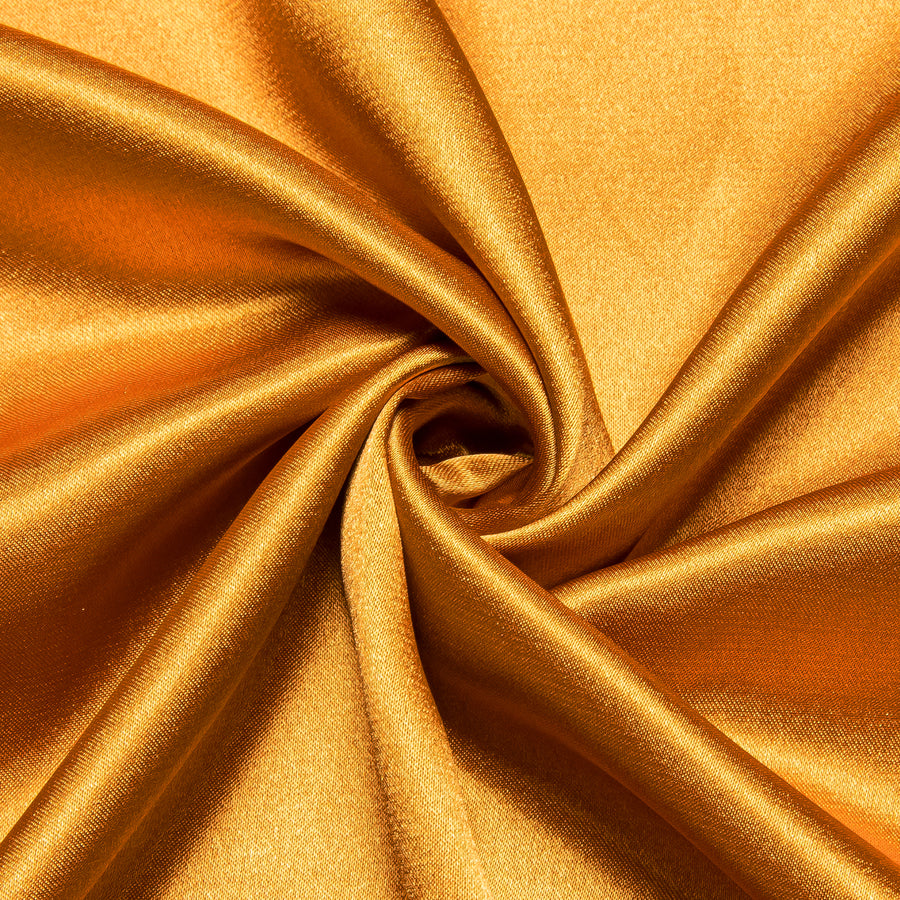 Golden Solid Satin Silk Dress Shirt shirt    - Sophisticated Gentlemen