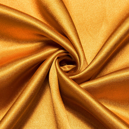 Golden Solid Satin Silk Dress Shirt shirt    - Sophisticated Gentlemen