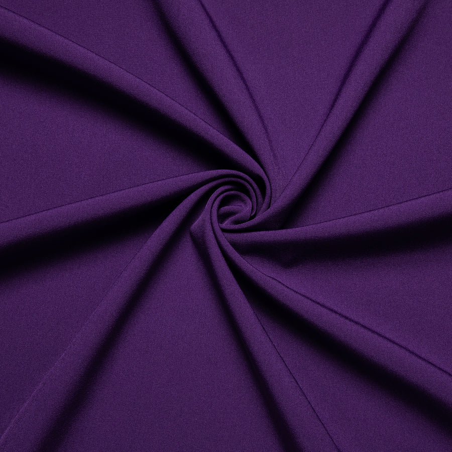 Dark Purple Solid Silk Dress Shirt shirt    - Sophisticated Gentlemen