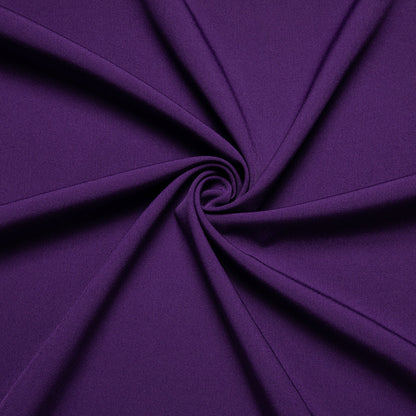 Dark Purple Solid Silk Dress Shirt shirt    - Sophisticated Gentlemen