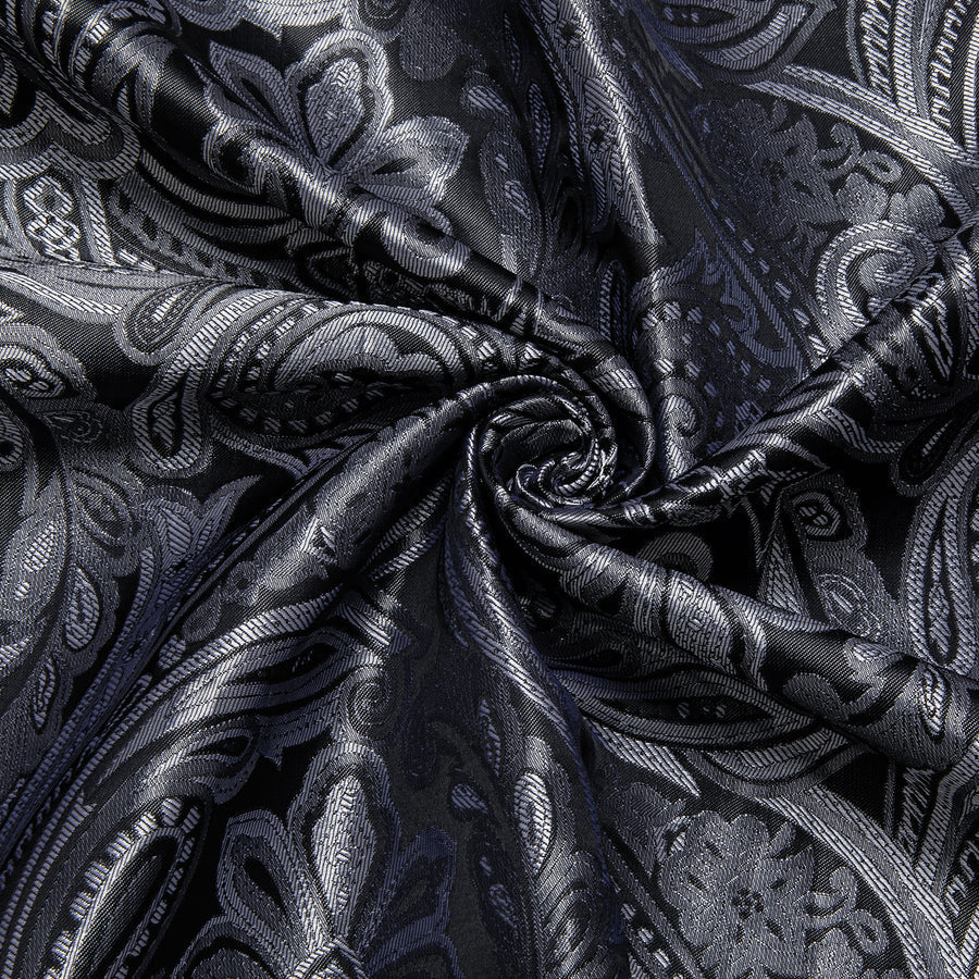 Deep Gray Paisley Dress Shirt shirt    - Sophisticated Gentlemen