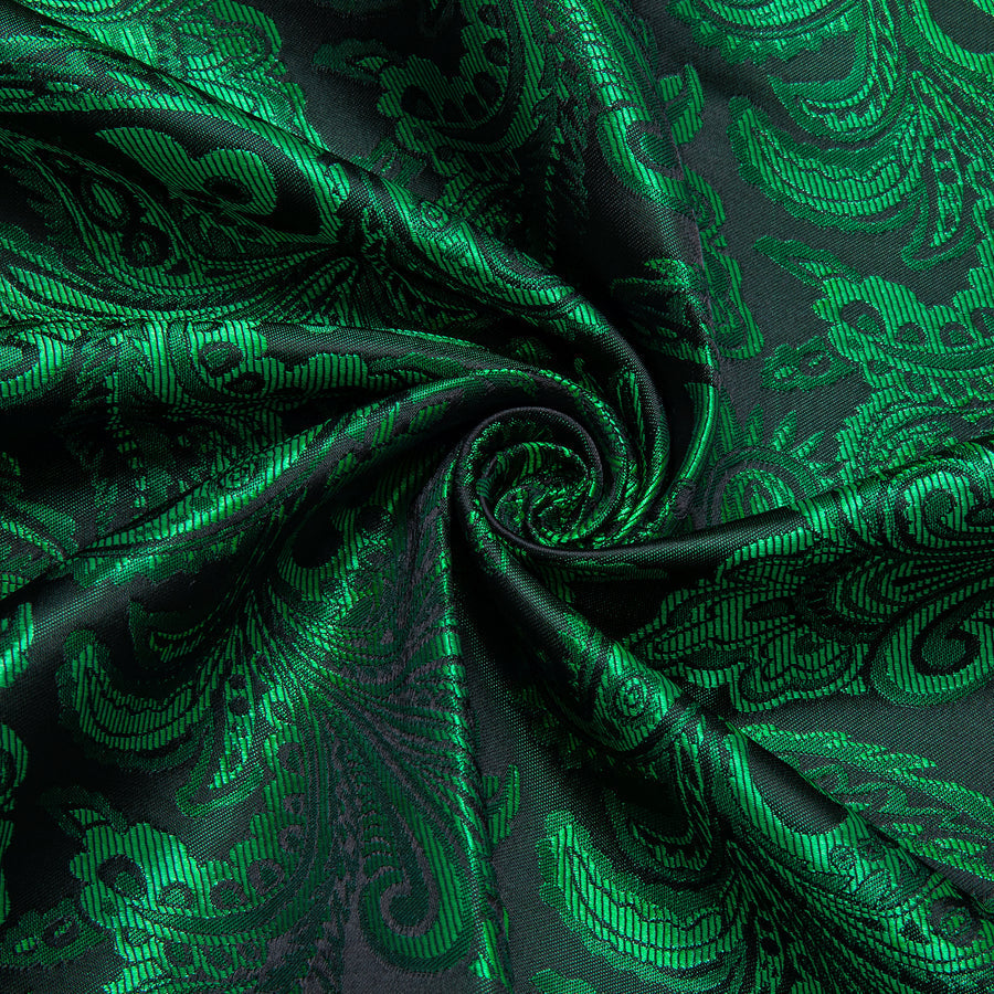 Emerald Green Paisley Dress Shirt shirt    - Sophisticated Gentlemen