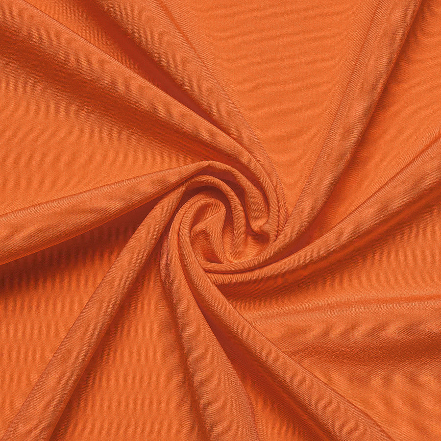 Fire Orange Solid Silk Dress Shirt shirt    - Sophisticated Gentlemen
