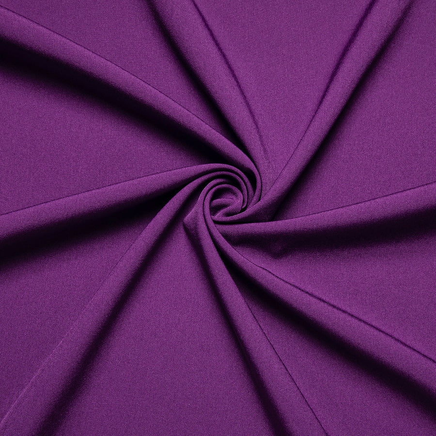 Grape Purple Solid Silk Dress Shirt shirt    - Sophisticated Gentlemen