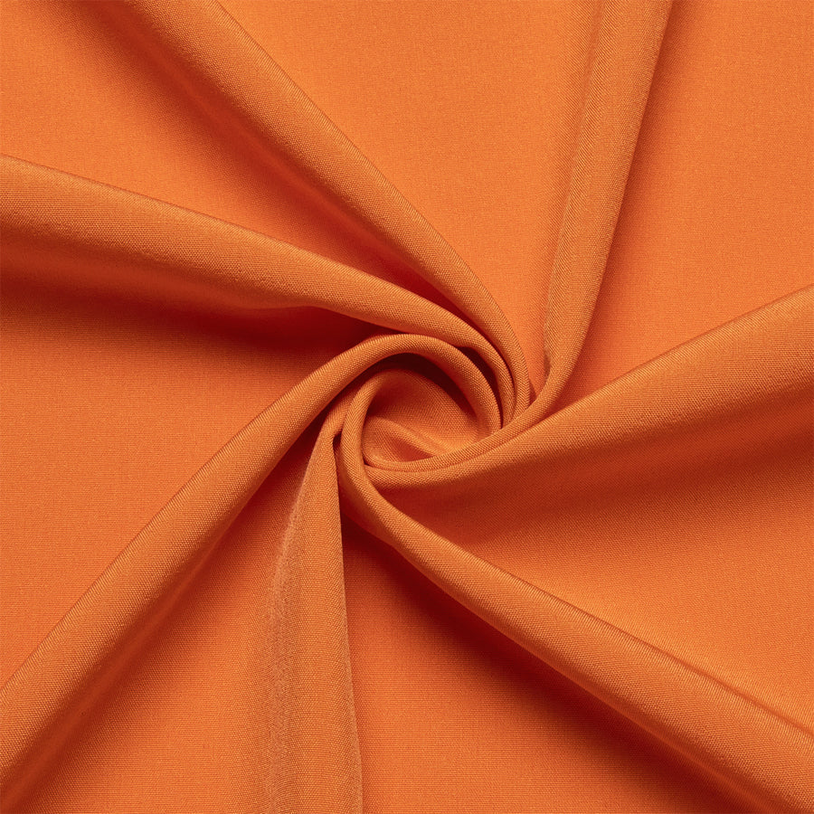Carrot Orange Solid Men's Silk Dress Shirt shirt    - Sophisticated Gentlemen