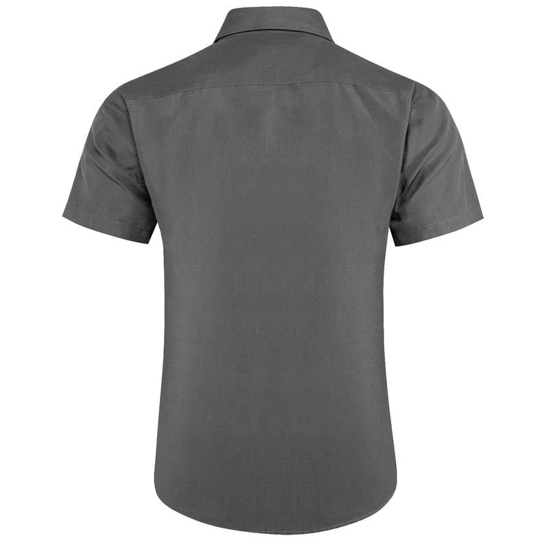 Gray With Silver Paisley Silk Men's Dress Shirt shirt    - Sophisticated Gentlemen