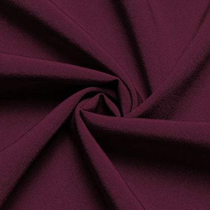 Burgundy Cotton Solid Silk Dress Shirt shirt    - Sophisticated Gentlemen