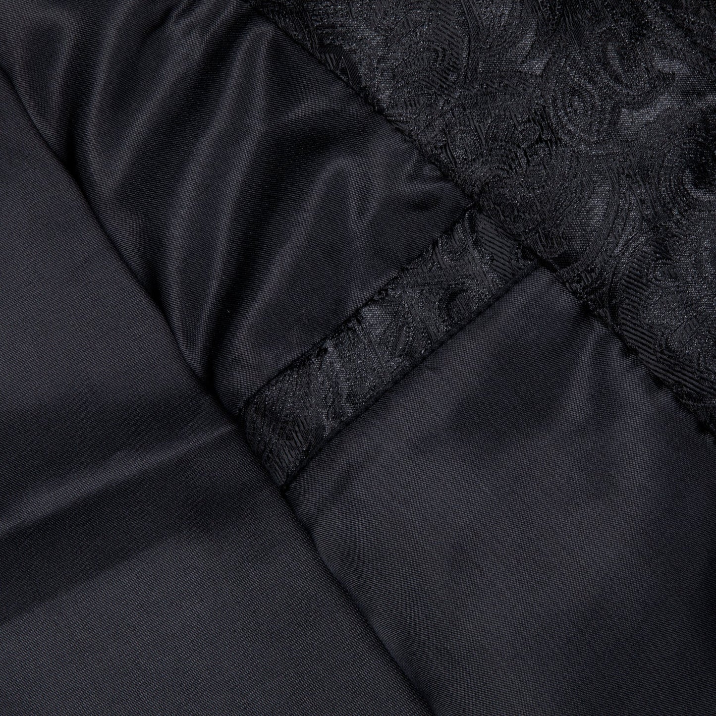 Black Paisley Bomber Jacket jacket    - Sophisticated Gentlemen