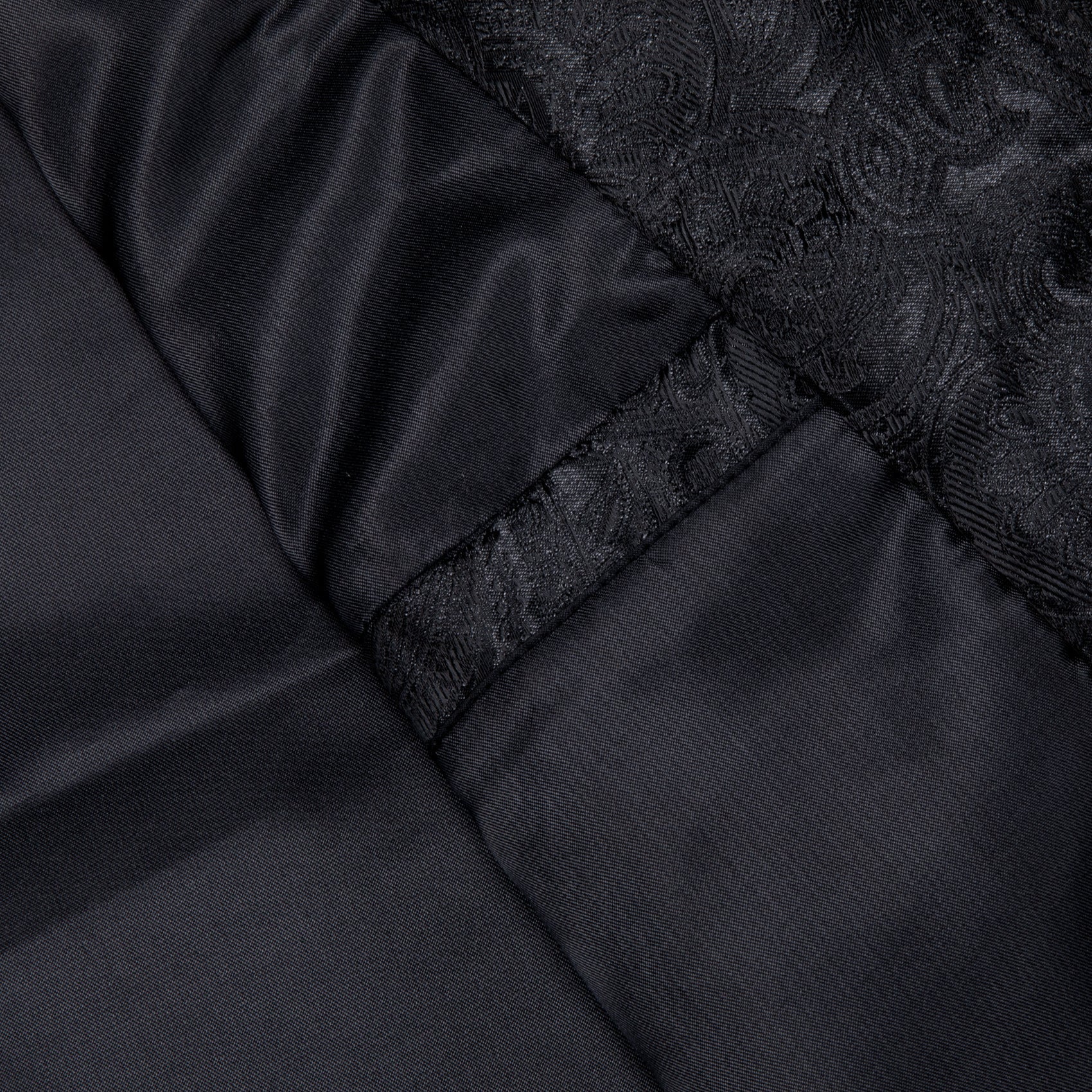 Black Paisley Bomber Jacket jacket    - Sophisticated Gentlemen