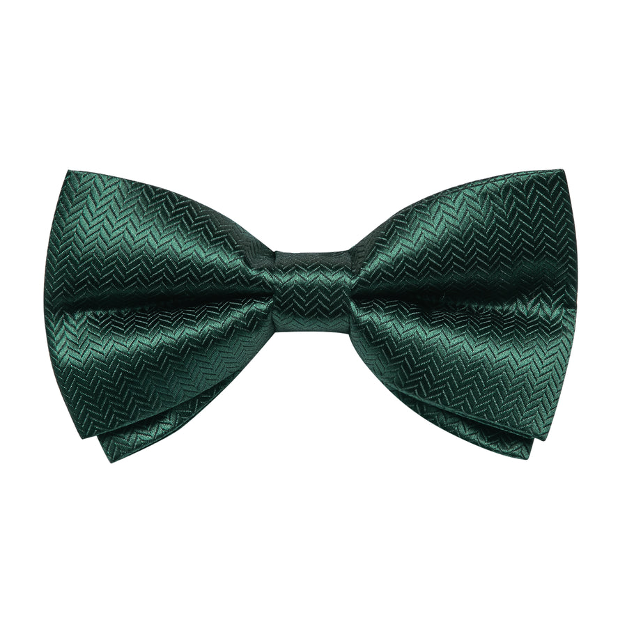 Shining Green Solid Jacquard Silk Vest Set vest set    - Sophisticated Gentlemen