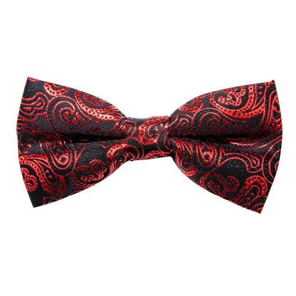 New Shining Red Paisley Silk Vest Set vest set    - Sophisticated Gentlemen