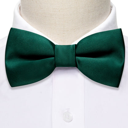 Green Solid Children Bow Tie Set bow ties    - Sophisticated Gentlemen