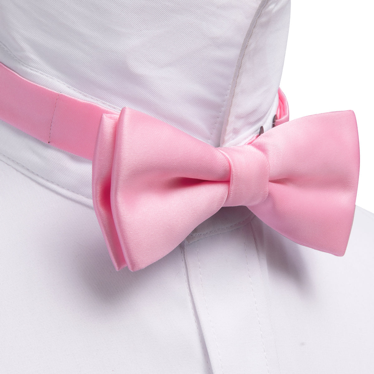 Pink Solid Children Bow Tie Set bow ties    - Sophisticated Gentlemen