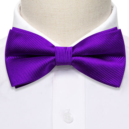 Hyacinth Solid Bow Tie Set bow ties    - Sophisticated Gentlemen