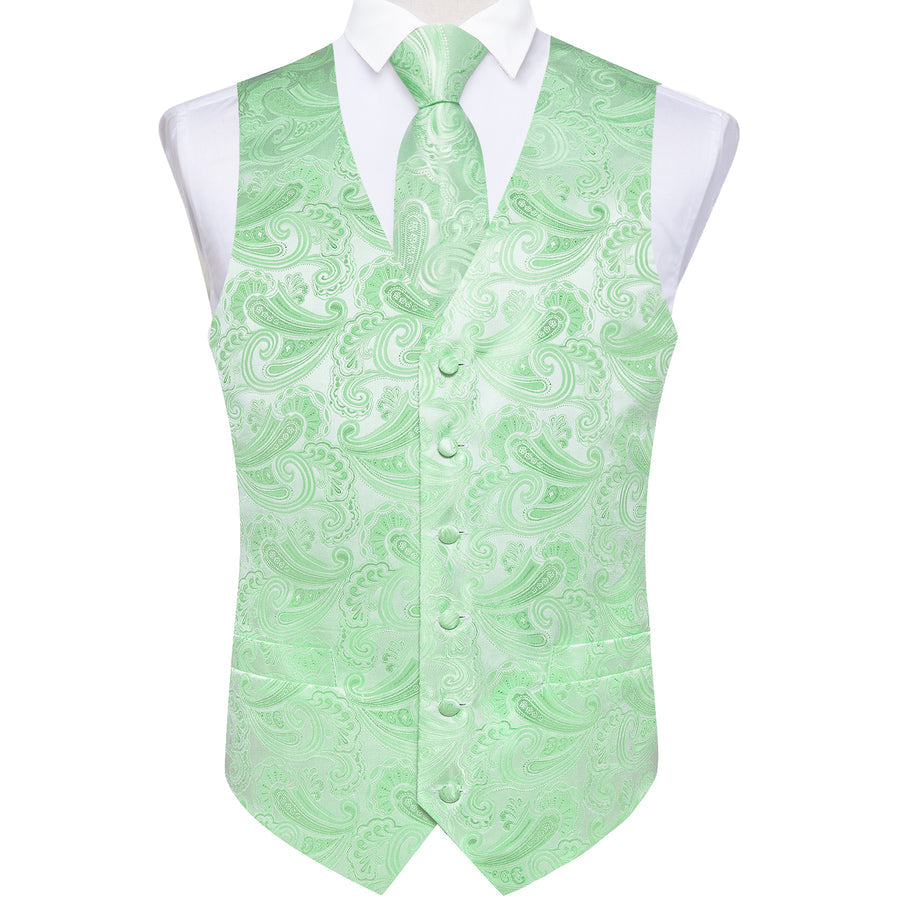 SeaFoam Green Vest Set vest set    - Sophisticated Gentlemen