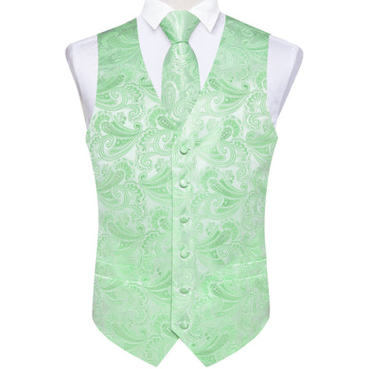 SeaFoam Green Vest Set vest set    - Sophisticated Gentlemen