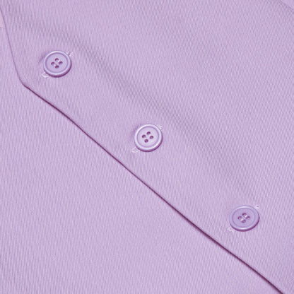 Thistle Purple Solid Silk Vest Set vest set    - Sophisticated Gentlemen