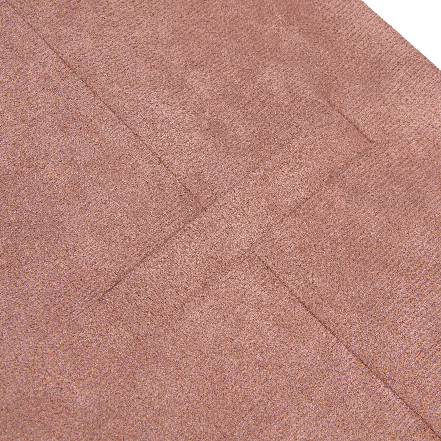 Turkish Rose Pink Solid Suede Waistcoat Vest Set vest set    - Sophisticated Gentlemen