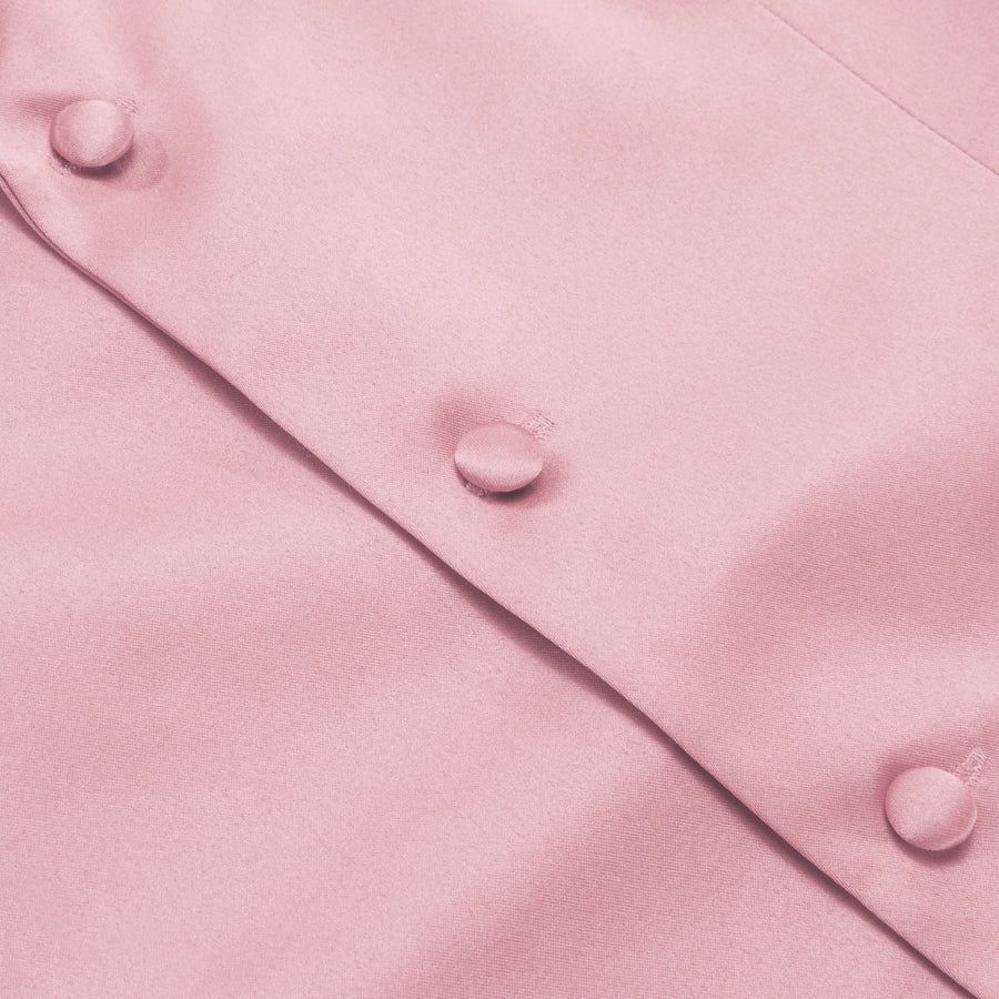 Lemonade Pink Silk Suit Vest Set vest set    - Sophisticated Gentlemen