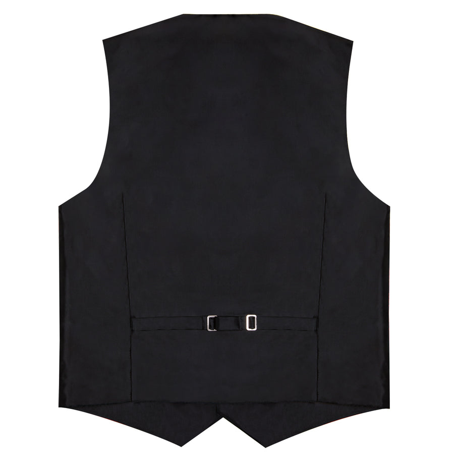 Golden Brown Paisley Silk Men's Vest Set vest set    - Sophisticated Gentlemen
