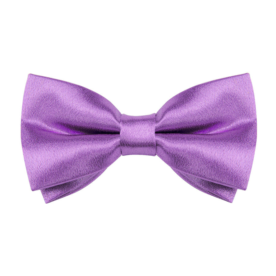 Light Purple Shining Solid Bowtie Vest Set vest set    - Sophisticated Gentlemen