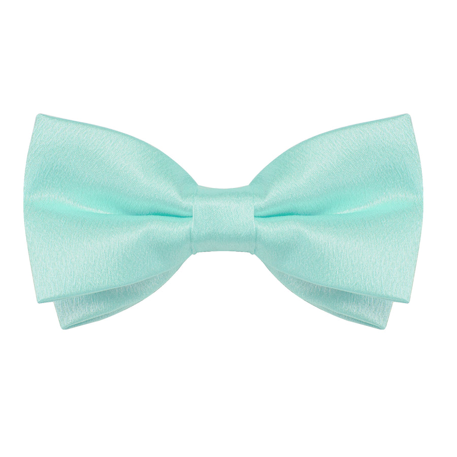 Mint Green Shining Solid Bowtie Vest Set vest set    - Sophisticated Gentlemen