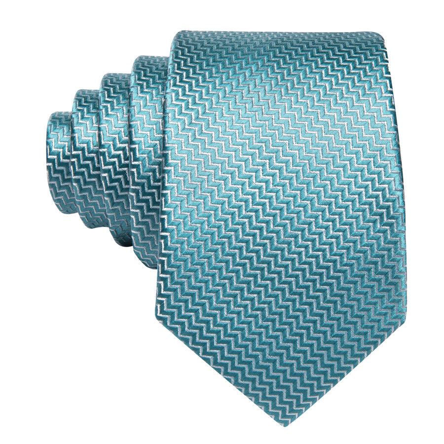 Sea Foam Blue Silk XL Tie, Pocket Square and Cufflinks tie sets    - Sophisticated Gentlemen