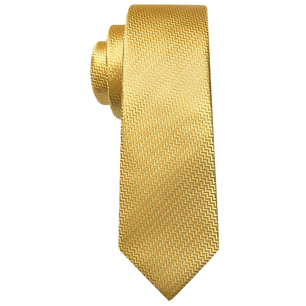 Golden Blocks Tie, Pocket Square and Cufflinks tie sets    - Sophisticated Gentlemen