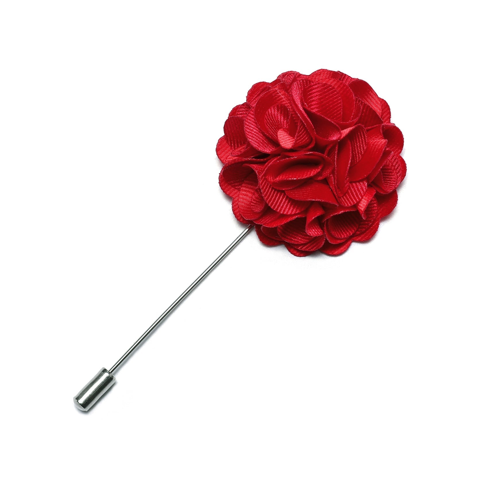 Rose Red Floral Lapel Pin lapel pin    - Sophisticated Gentlemen