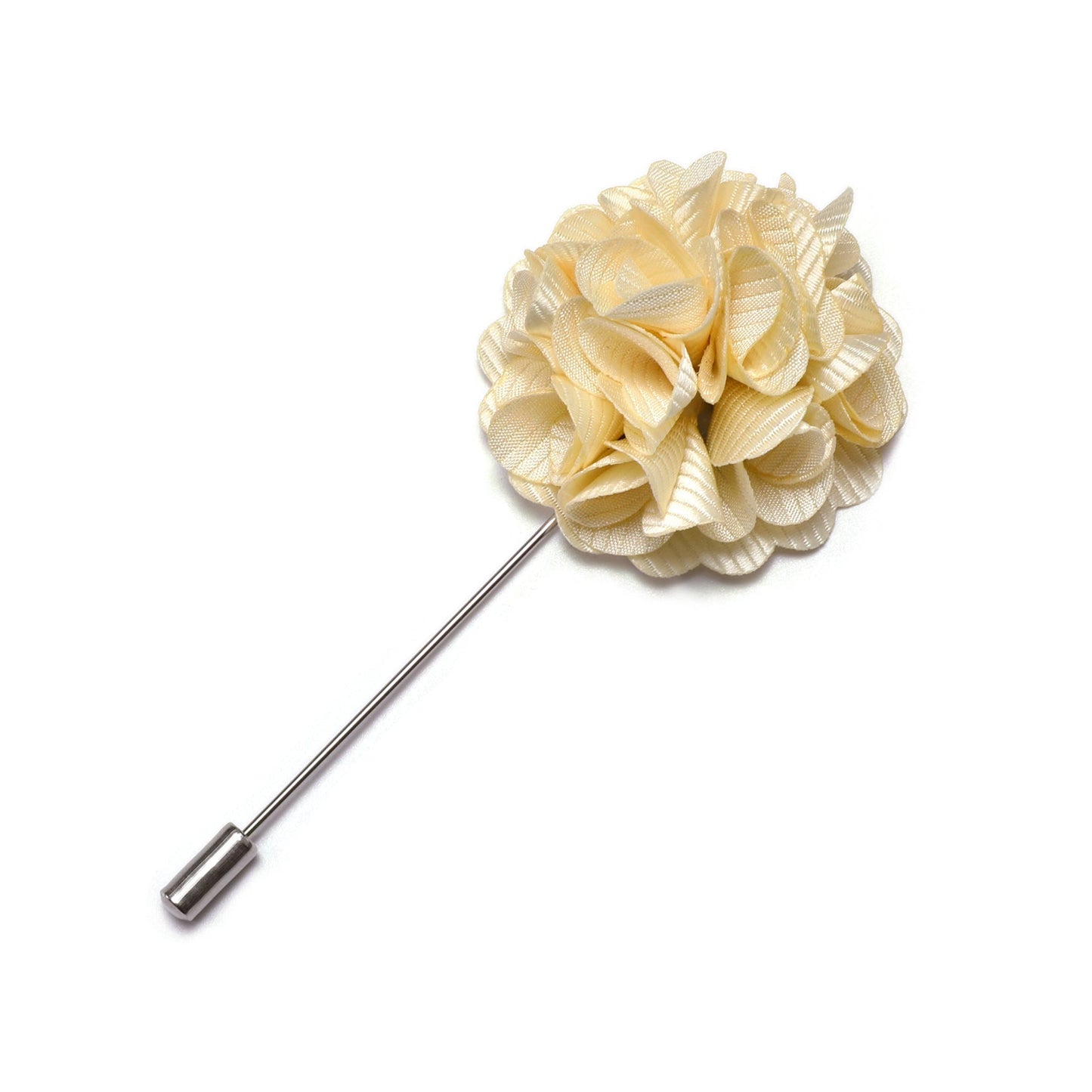 Vanilla Floral Lapel Pin lapel pin    - Sophisticated Gentlemen