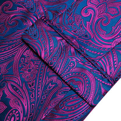 Purple and Blue Paisley Tuxedo Jacket tuxedo    - Sophisticated Gentlemen
