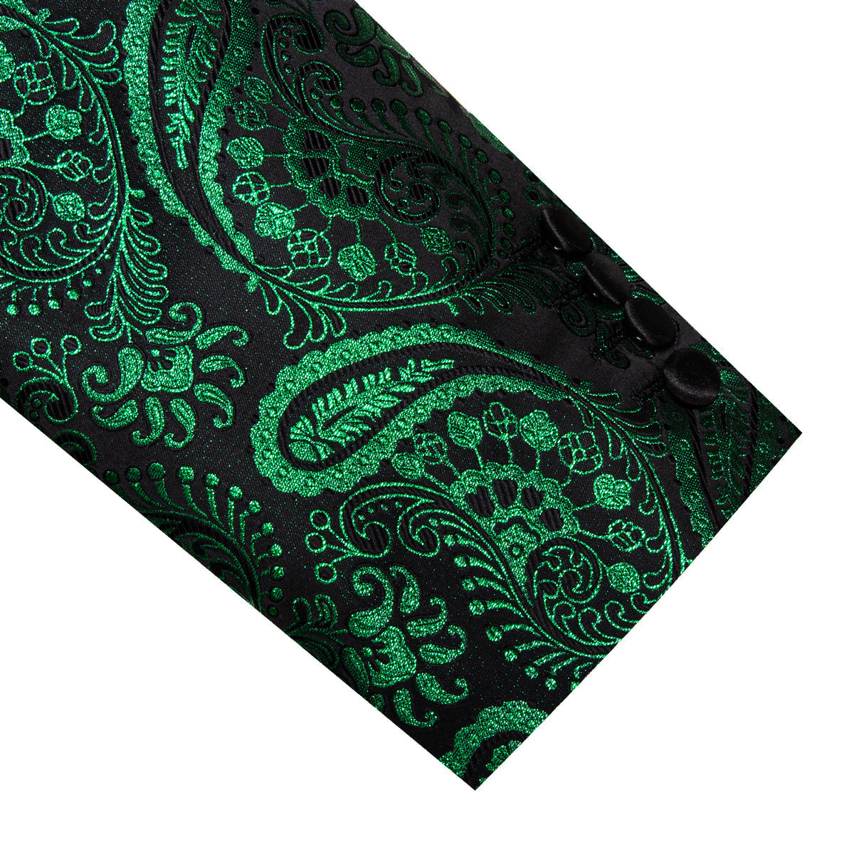 Green and Black Paisley Tuxedo Jacket tuxedo    - Sophisticated Gentlemen