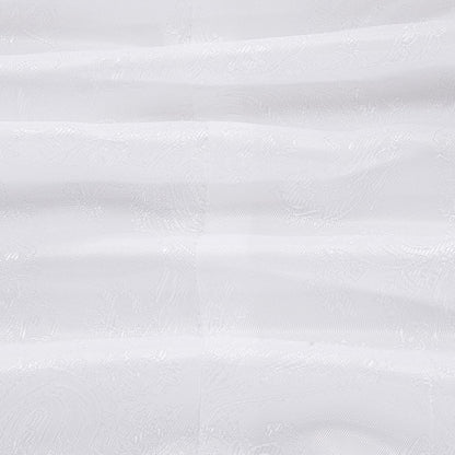 Ghost White Paisley Notched Collar Silk Suit Tuxedo Jacket tuxedo    - Sophisticated Gentlemen