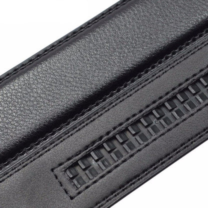 Bold Square Buckle Leather Belt belt    - Sophisticated Gentlemen