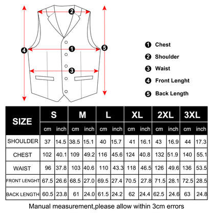 Dark Blue Yellow Luxury Paisley Jacquard Men's Vest Set vest set    - Sophisticated Gentlemen