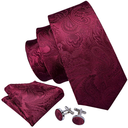 Bloody Mary Tie, Pocket Square and Cufflinks tie sets    - Sophisticated Gentlemen