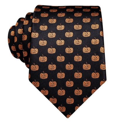 Halloween Pumpkin Tie Set - SOPHGENT