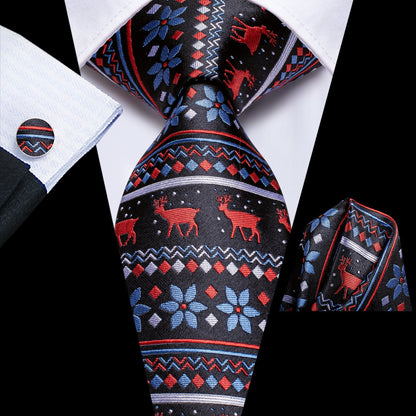 Ugly Holiday Sweater Tie Set In Black tie sets Standard packaging   - Sophisticated Gentlemen