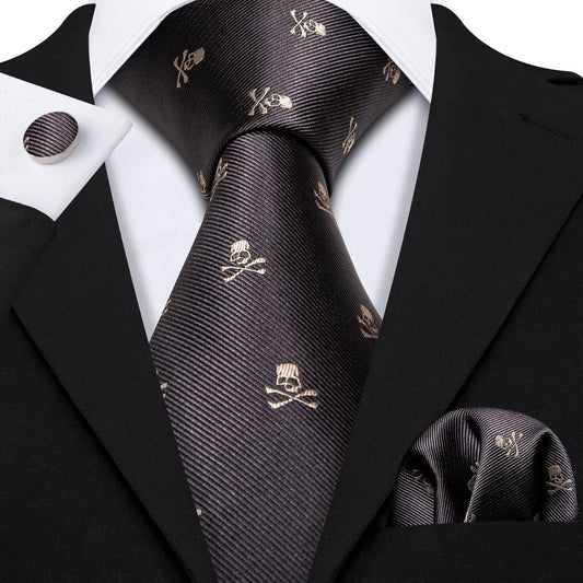 Skulls Premium Tie Set tie sets Standard packaging   - Sophisticated Gentlemen